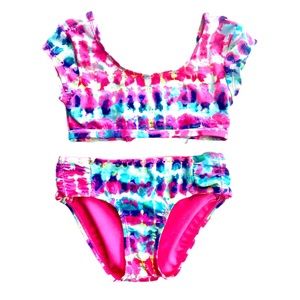 JUSTICE GIRLS TIE-DYE BIKINI